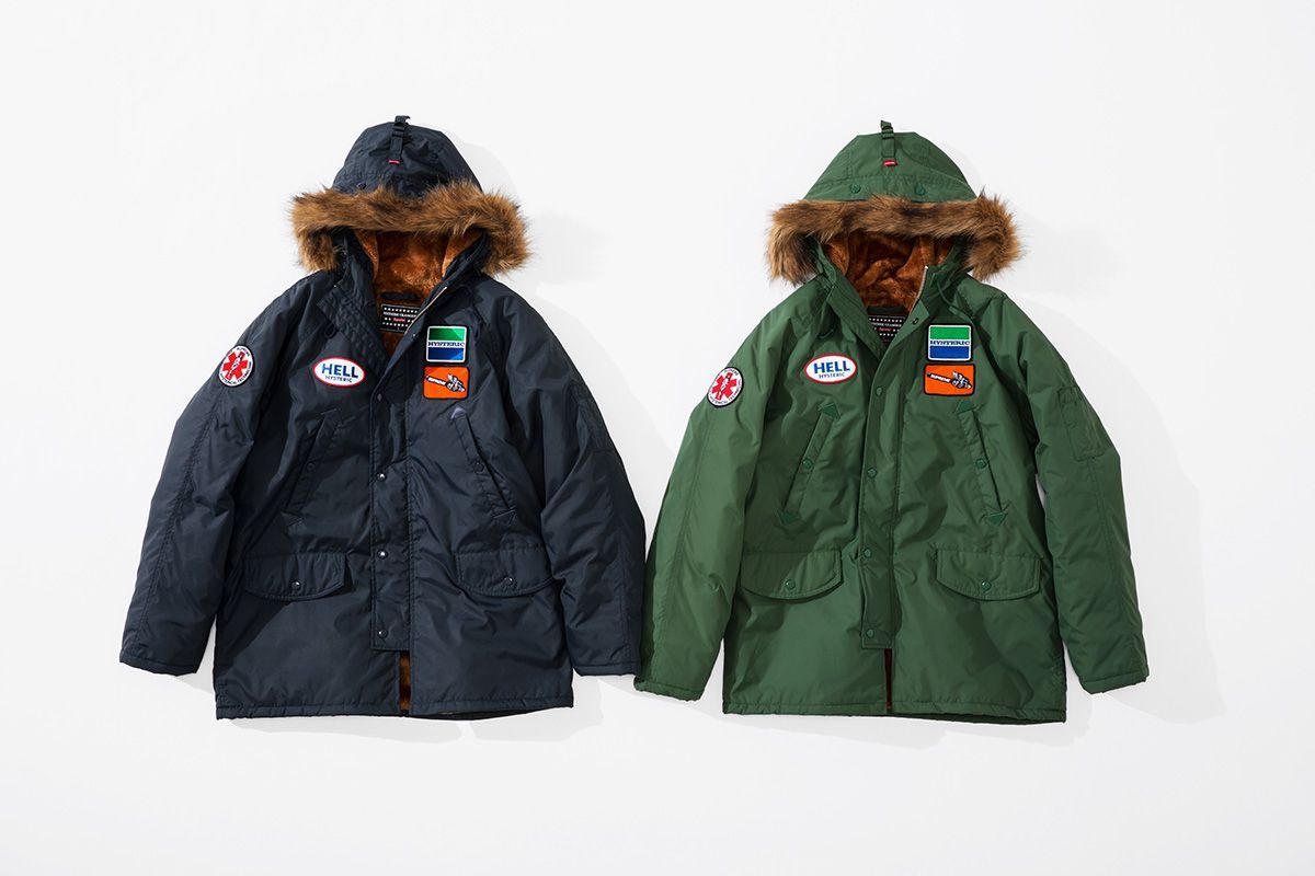 All the items of Supreme x HYSTERIC GLAMOUR - nss magazine