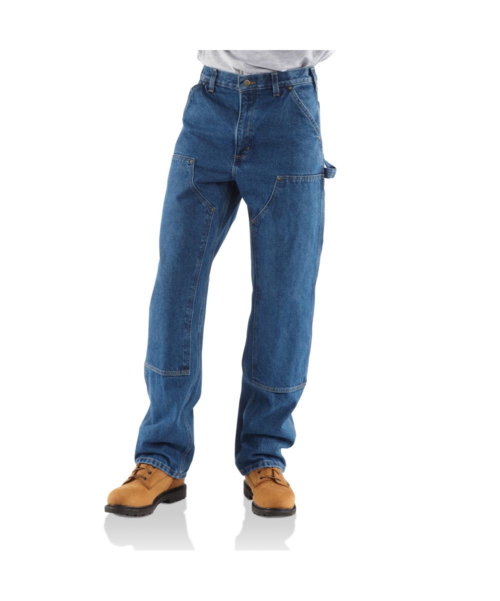 Carhartt Double Front Denim Logger Dungaree - Darkstone — Dave's