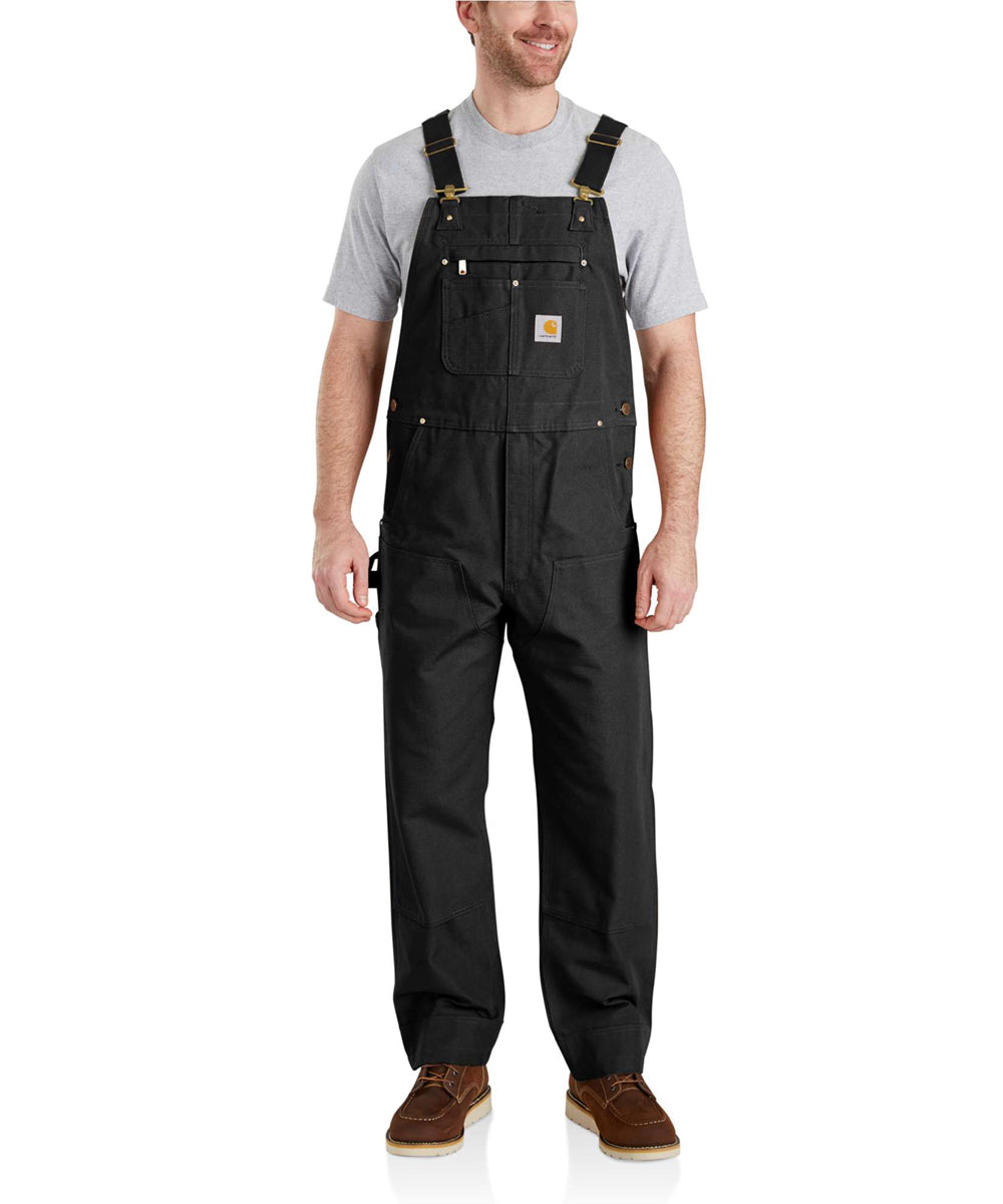 Carhartt R01 Duck Bib Overalls - Black — Dave's New York