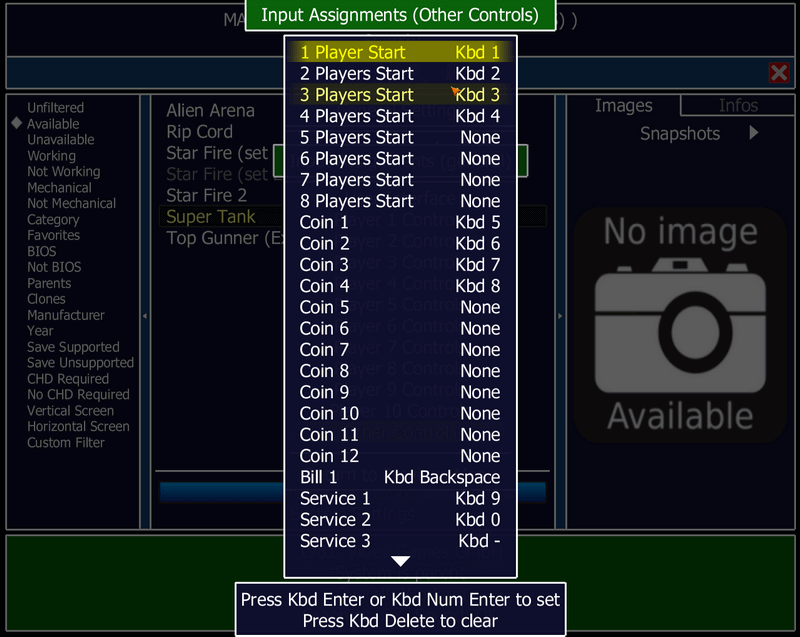 MAME-Other-Controls-Start-