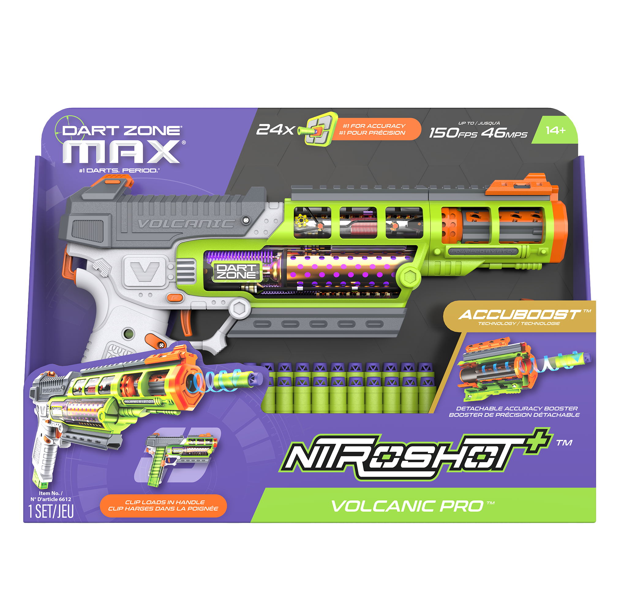 Dart Zone Max Nitroshot+ Volcanic Pro – Dart Zone Blasters