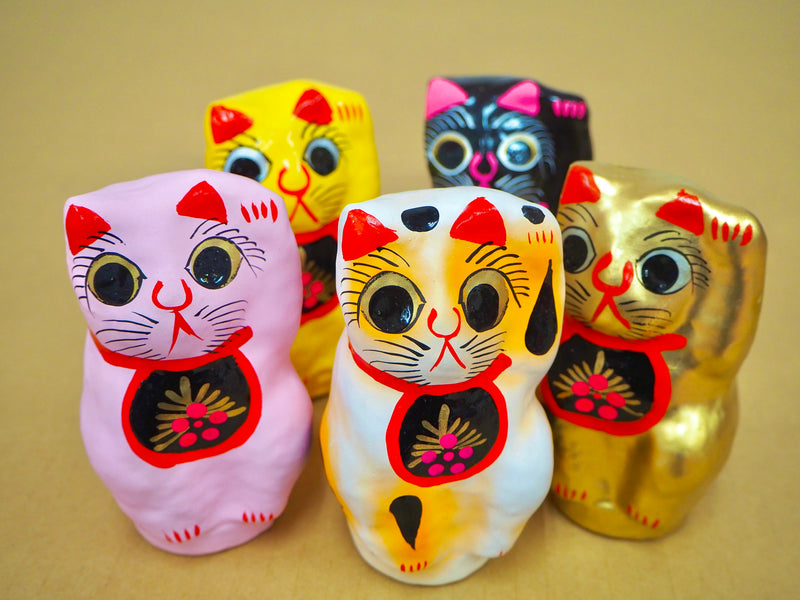 招き猫(10cm)の販売 | 高崎だるま通販の「だるまーと」