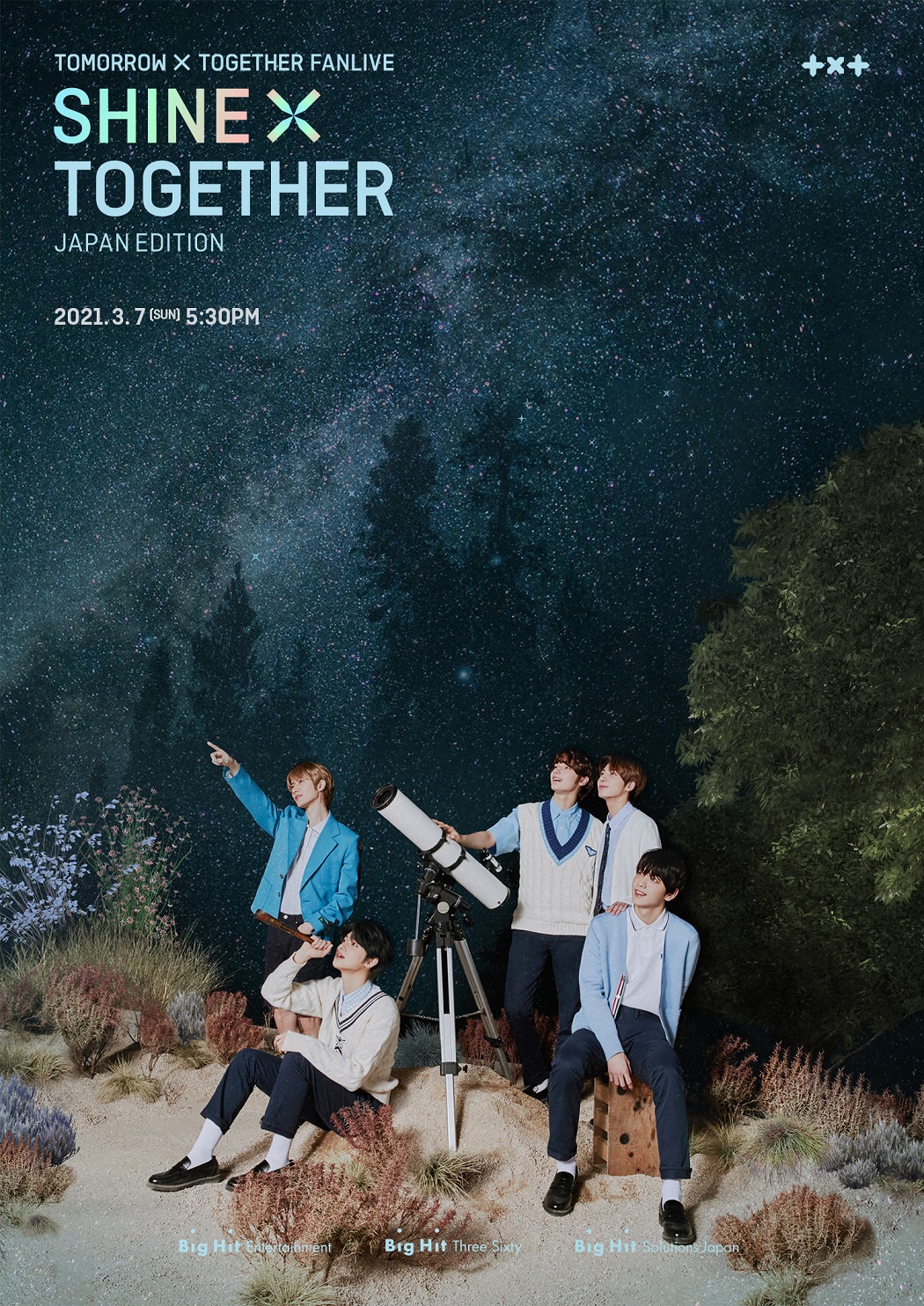 TOMORROW X TOGETHER FANLIVE SHINE X TOGETHER JAPAN EDITION | PODA