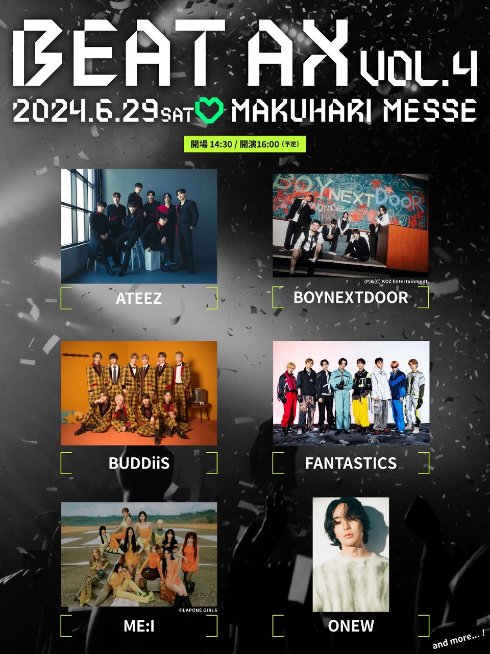 アジアで活躍するアーティストが集結する『BEAT AX Vol.4』6月幕張