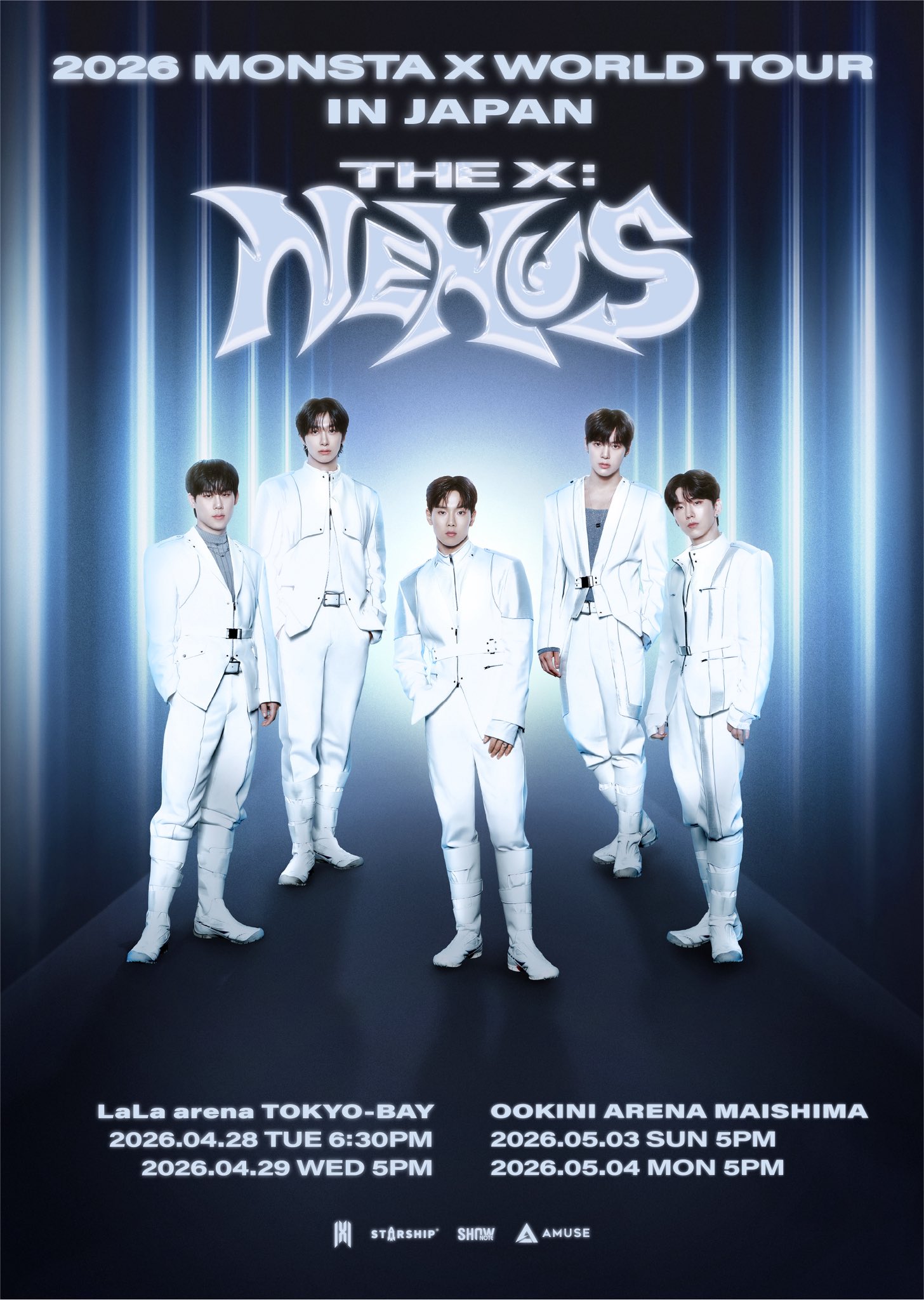 MONSTA X、4年ぶりのワールドツアー [THE X : NEXUS] 日本公演が決定