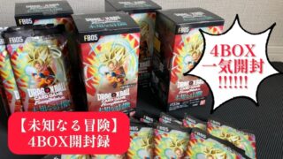 未知なる冒険】ブースターパック第5弾/4BOX開封結果一挙公開！【DBFW