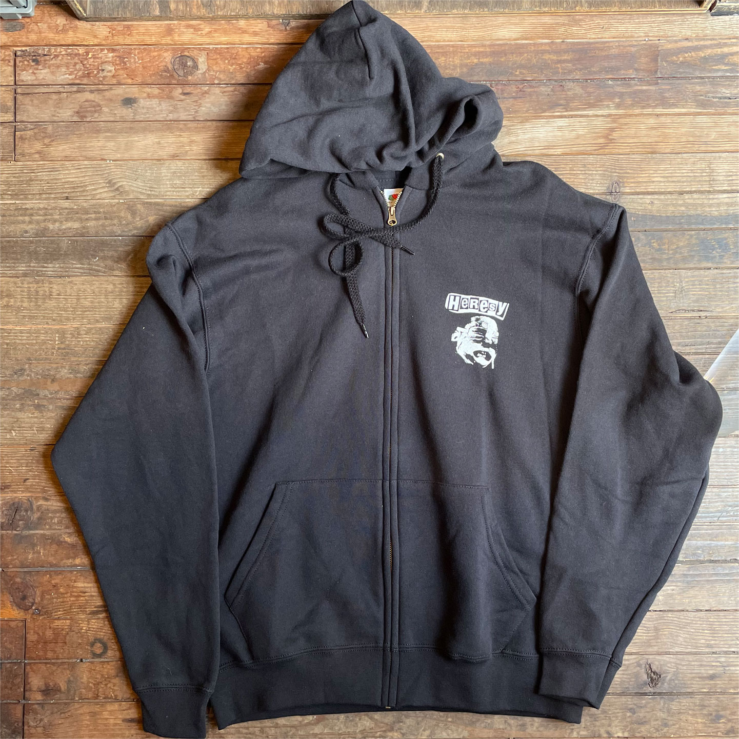 HERESY ZIPパーカー FACE UP TO IT! | 45REVOLUTION