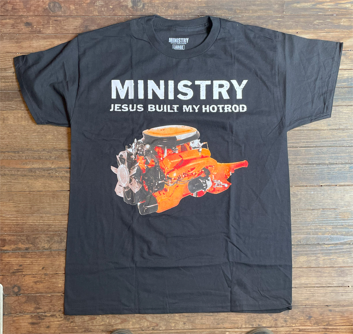 MINISTRY Tシャツ Jesus Built My Hotrod オフィシャル！ | 45REVOLUTION