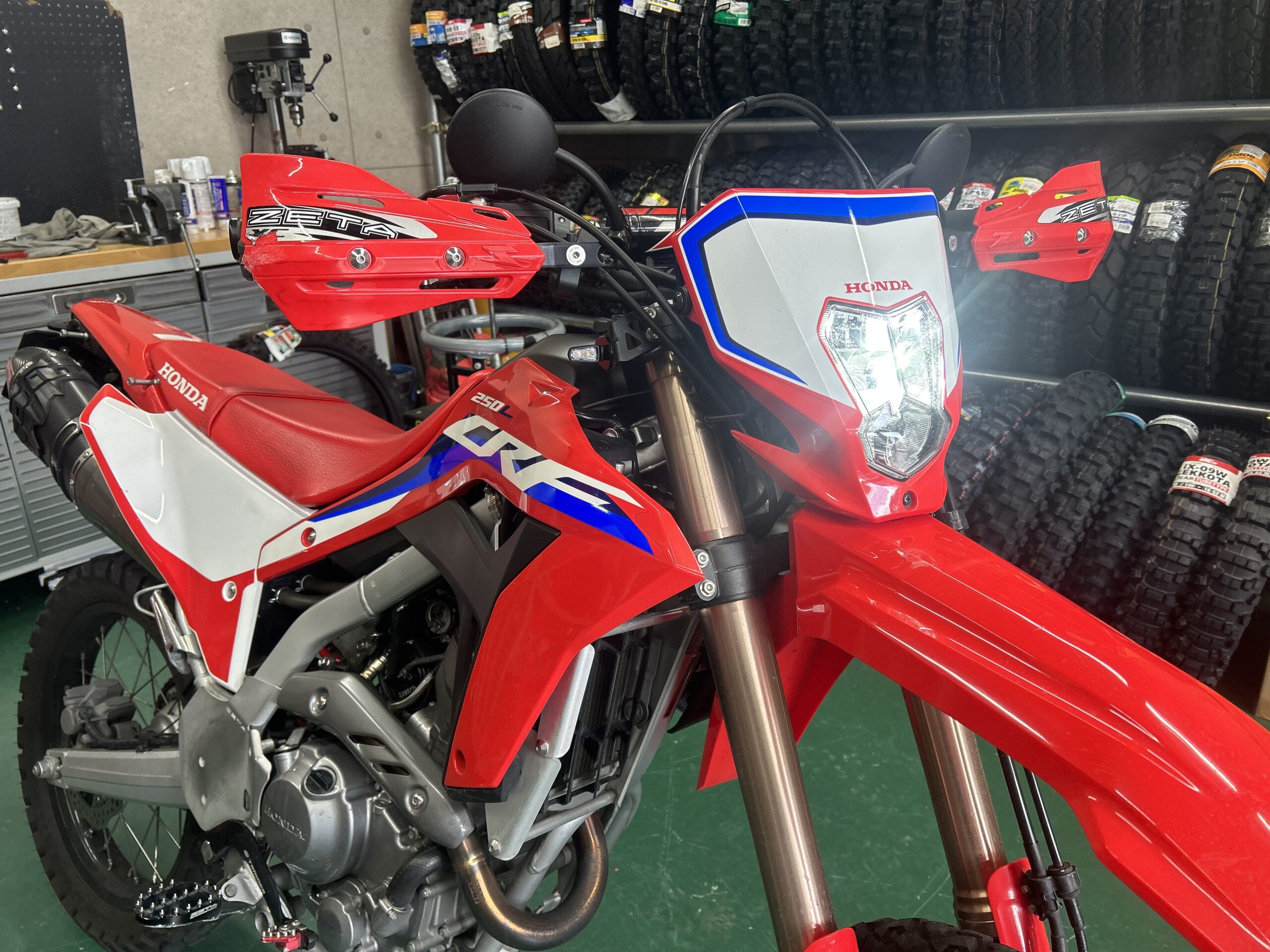 ダートバイクプラスブログ|CRF250L MD47型 ウインカー取り付け解説