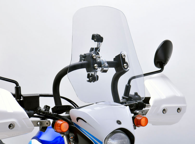 ダートバイクプラスブログ|セローのスクリーンはどっちがいいんだい