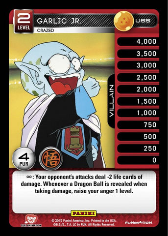 U66 Garlic Jr. Crazed Lv2 – DBZ Exchange