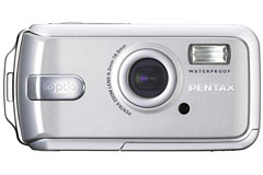 ペンタックス、ISO1600で撮影できる防水デジカメ「Optio W20」