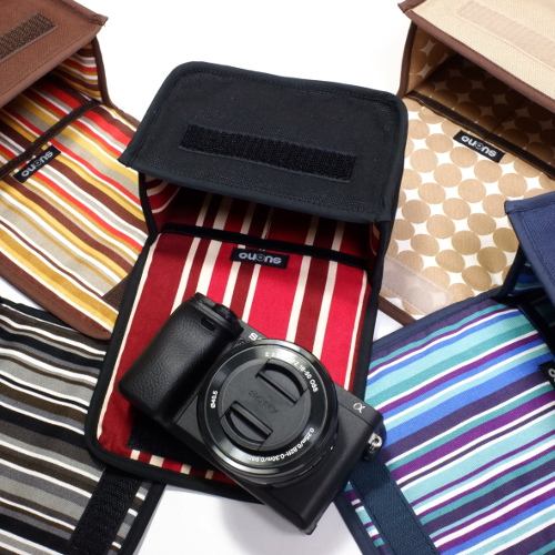 α6400＋キットレンズを収納できる布製ケース - デジカメ Watch