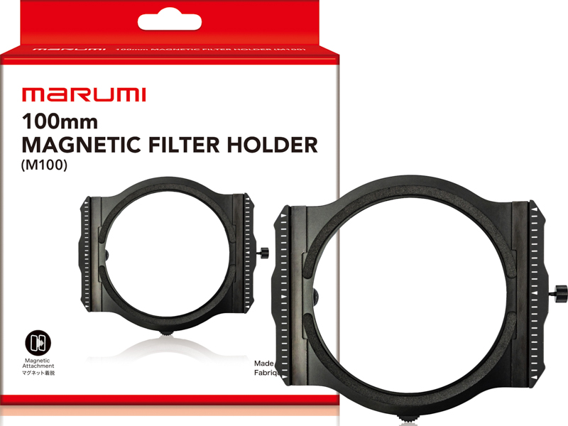 マルミ、マグネット構造を採用した100mmサイズ角型フィルター