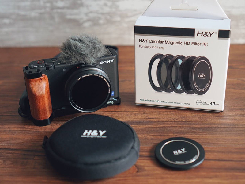 H&Y、「VLOGCAM ZV-1」専用のマグネット式フィルターセット - デジカメ