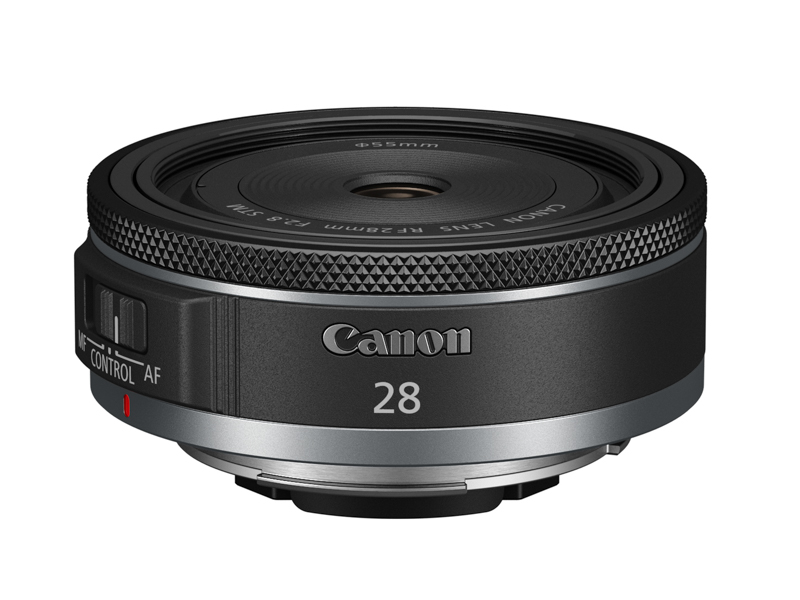 キヤノン、RFマウント最薄・最軽量のパンケーキレンズ「RF28mm F2.8