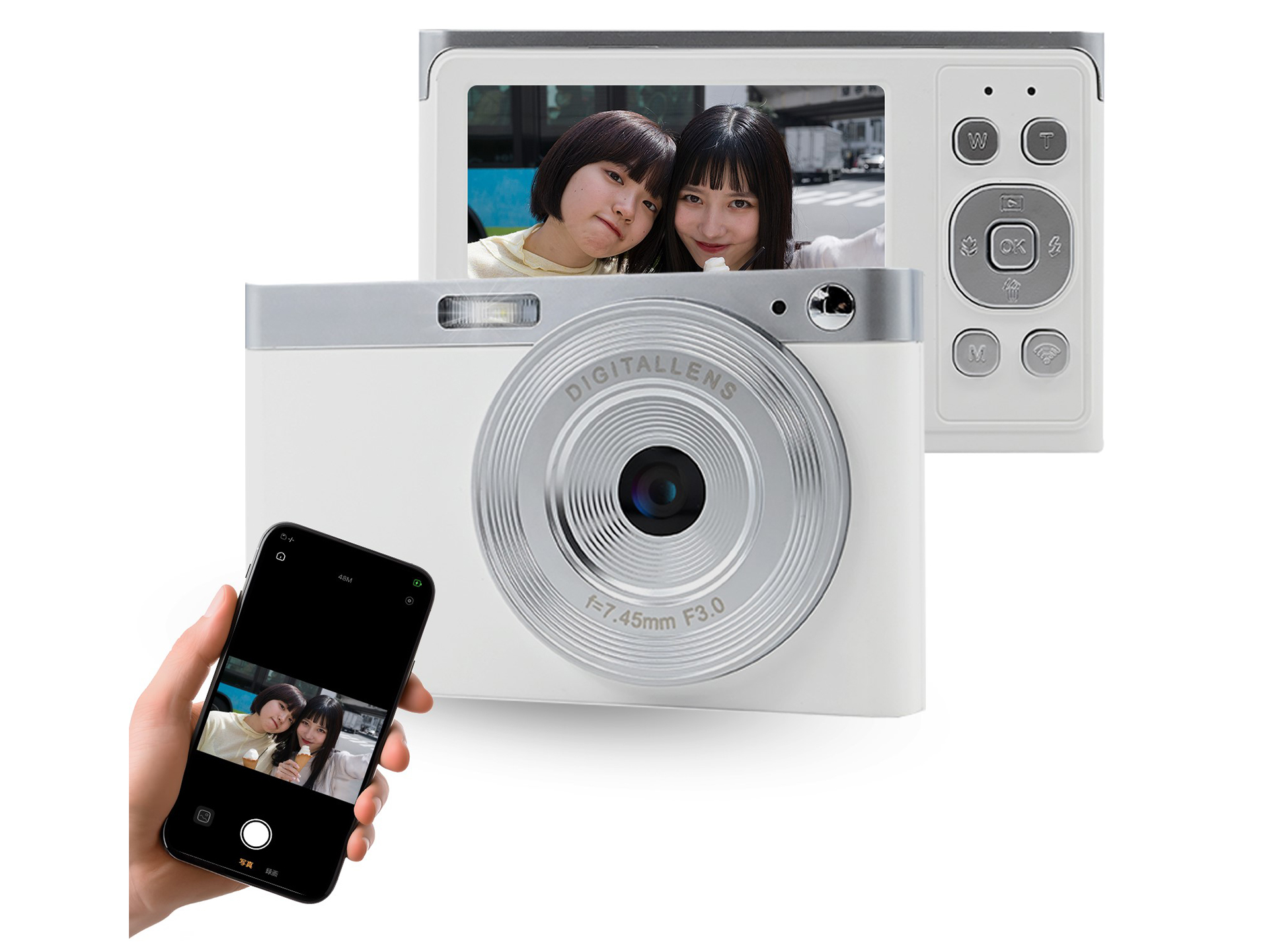 平成レトロ調」デザインの単焦点デジタルカメラ - デジカメ Watch