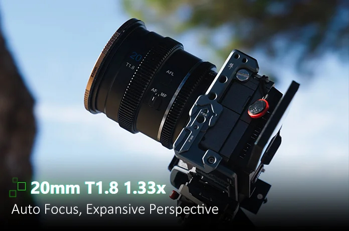 SIRUI、スーパー35mm・AF対応のアナモフィックレンズに「20mm T1.8」を