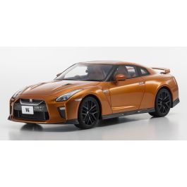 京商 ミニカー | 販売終了: SAMURAI 1/18 Nissan GT-R 2017 Orange [No