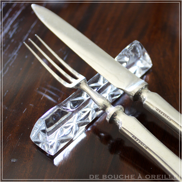 オールドバカラ アンティーク DE BOUCHE A OREILLE / porte-couteau