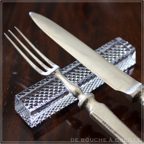 オールドバカラ アンティーク DE BOUCHE A OREILLE / porte-couteau