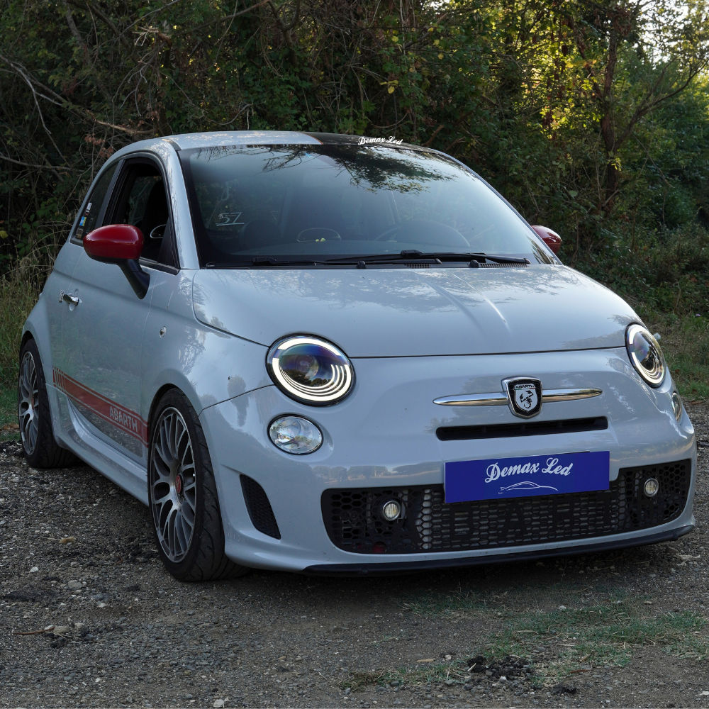 Full LED Headlights Abarth & Fiat 500 (2012–2019) – USA/Canada Version