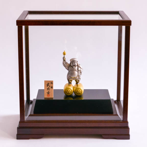 送料無料】 銀製 大黒天 35g / 武比古 恵比寿 大黒 宝船 置物 幸運