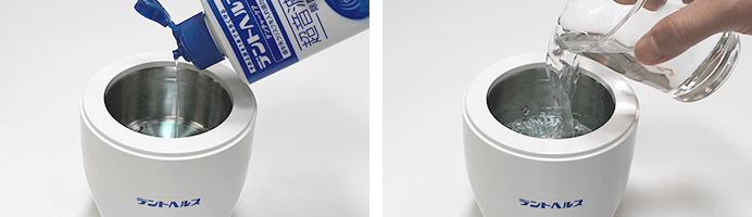 デントヘルス超音波入れ歯クリーンキット/除菌液 | デントヘルスの