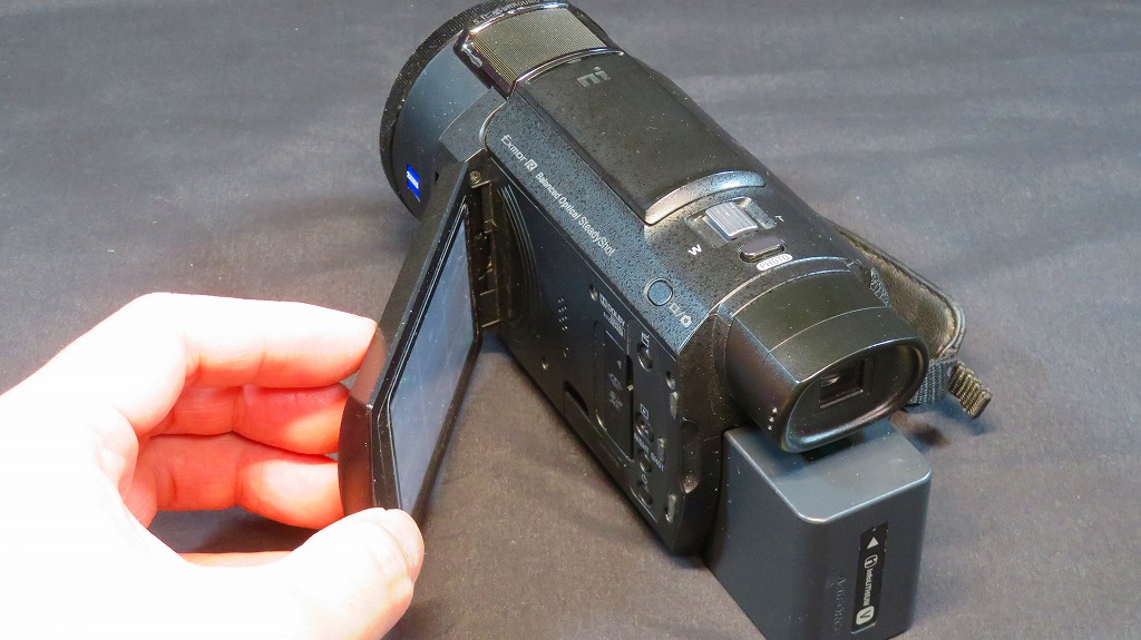 ソニー ハンディカム 故障 FDR-AX60 液晶タッチパネルが反応しない