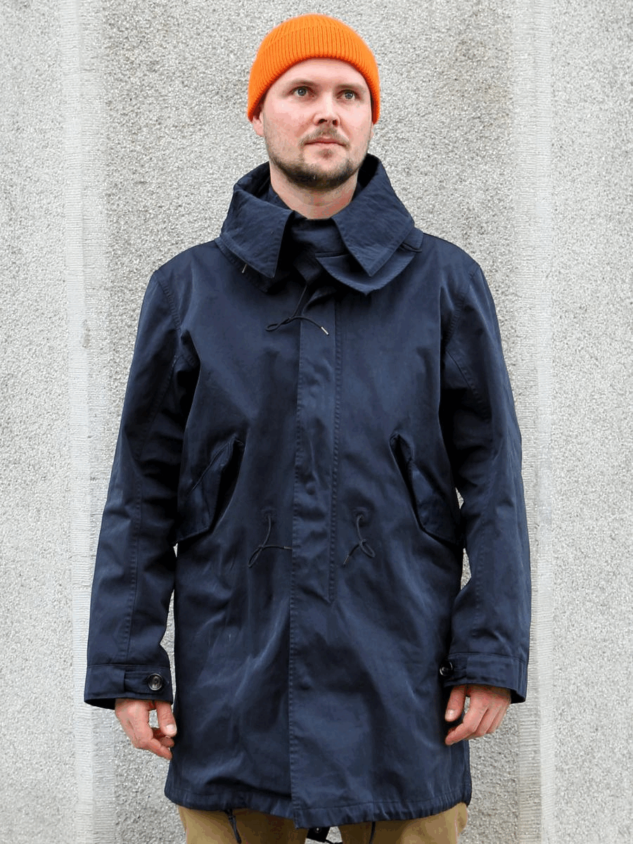 Ten C Parka 13oz OJJ - Dark Navy | denimheads.cz