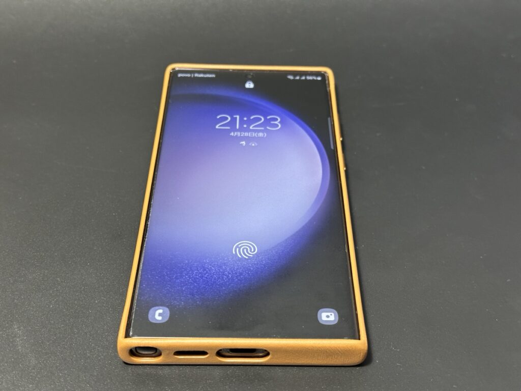 Galaxy S23 Ultra用のサムスン純正レザーケースを買ってみたので使い