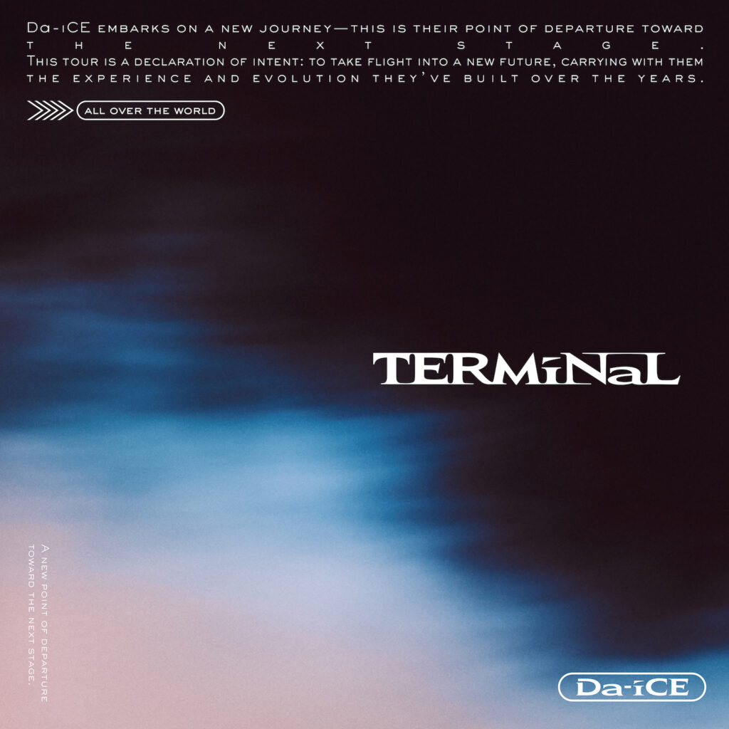 Da-iCE、1月14日発売 New Album『TERMiNaL』ジャケ写＆全収録タイトル