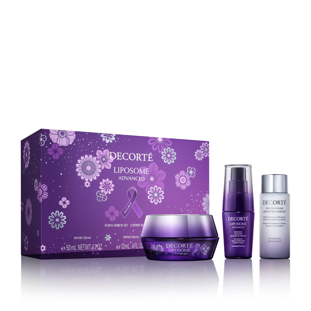 Liposome Advanced Repair Cream Purple Ribbon Set