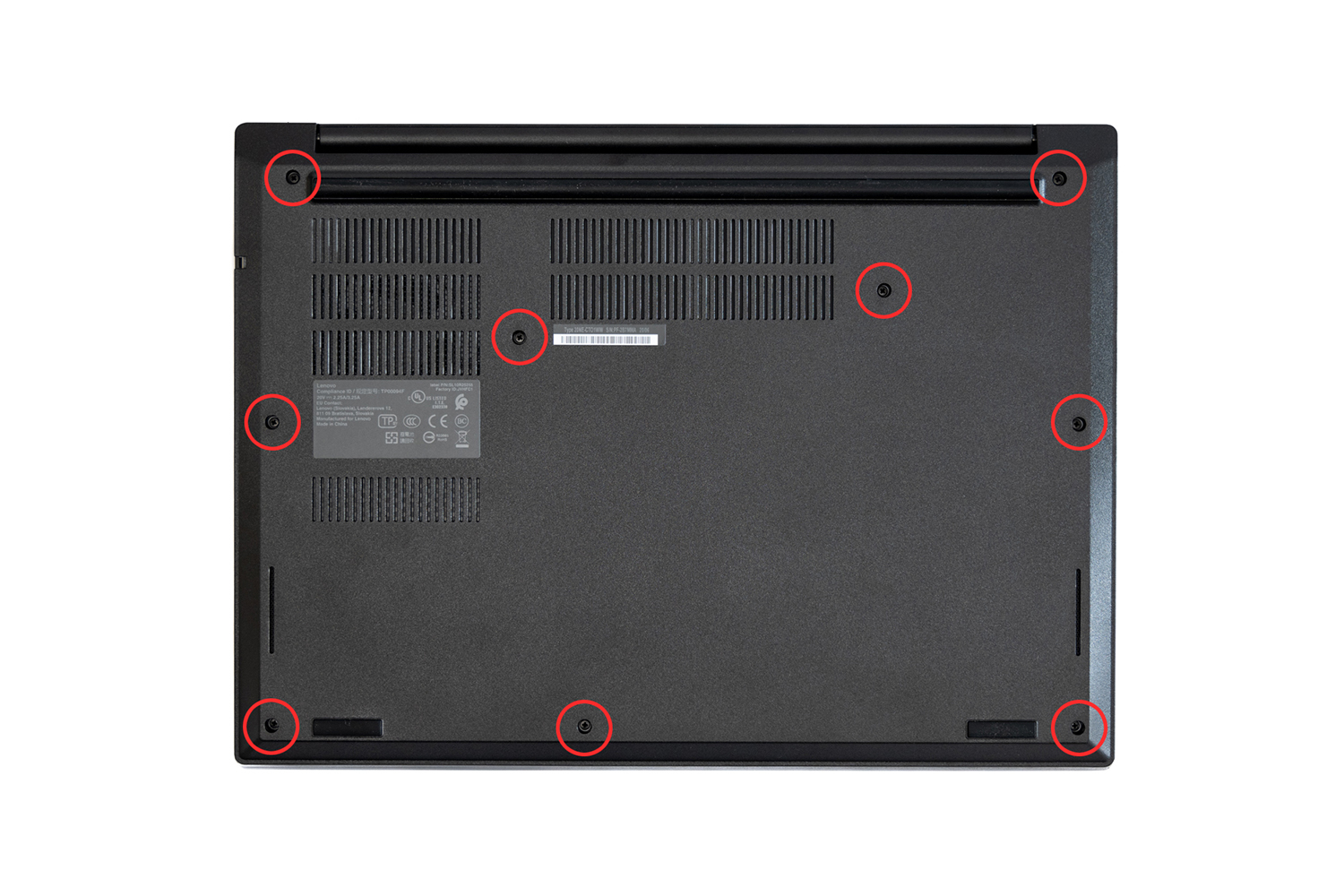 ThinkPad E495を分解してメモリの増設とM.2 SSDの換装をした | でこにく