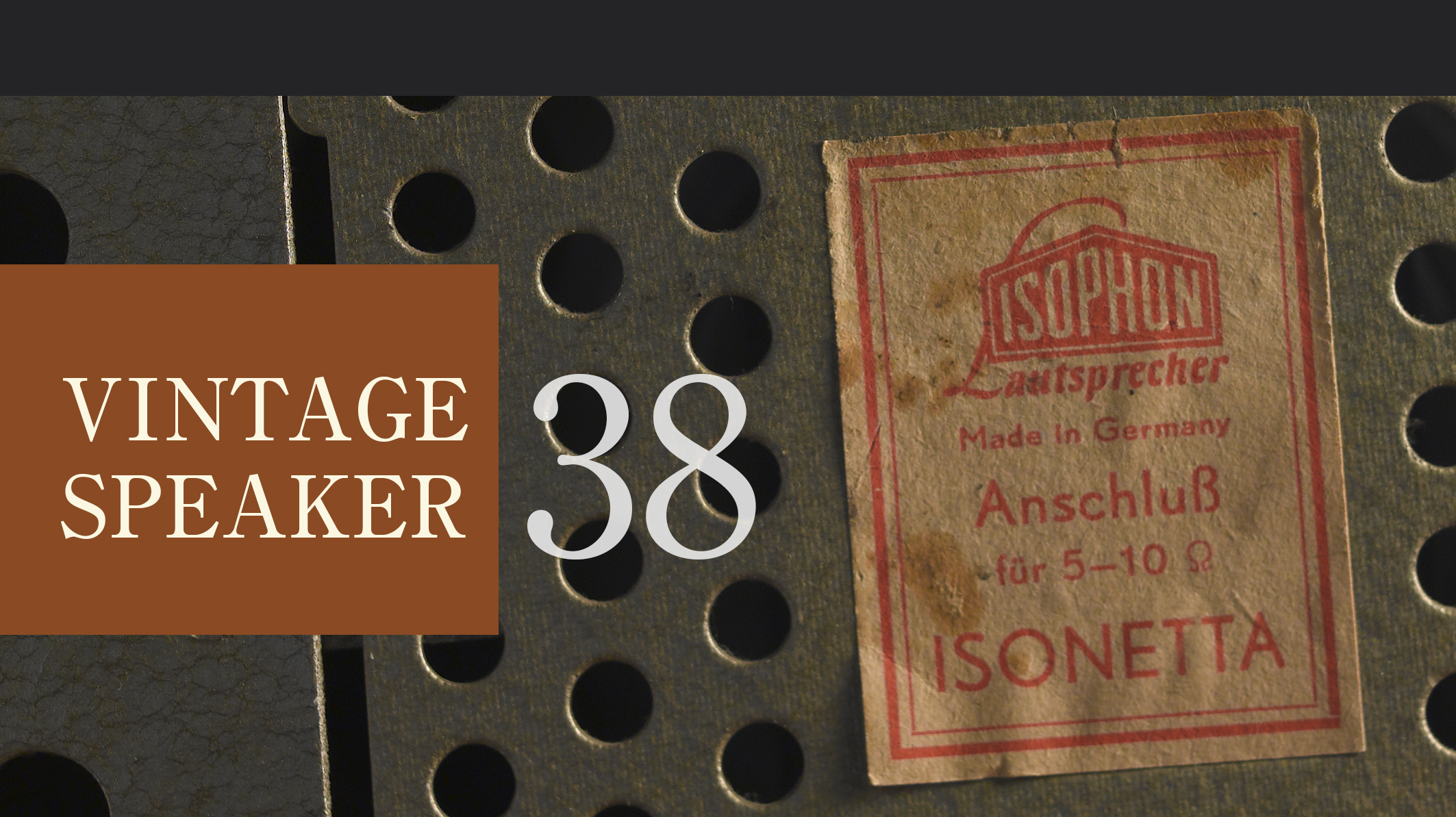 Rが魅力のISONETTA - ヴィンテージ・スピーカーで「すみっこ遊び」