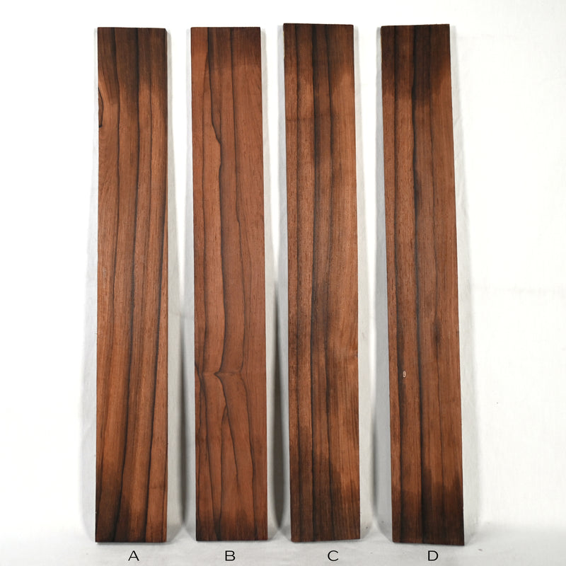 ギター製作指板材 マダガスカルローズウッド&エボニーセットばら売り