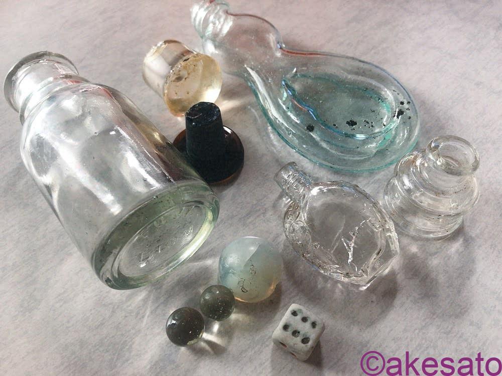 ボトルディギング】ひょうたんの形の金平糖瓶！貴重！ | レトロなお宝