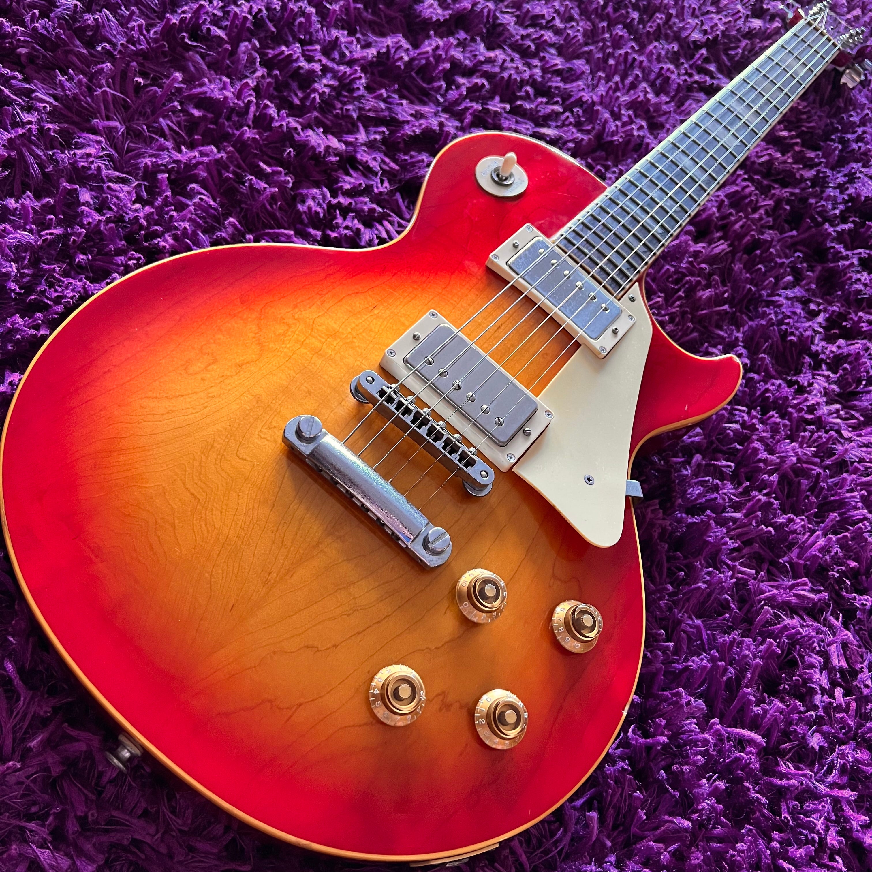 1977 Greco EG-700 Les Paul Standard Plain Maple Top Cherry