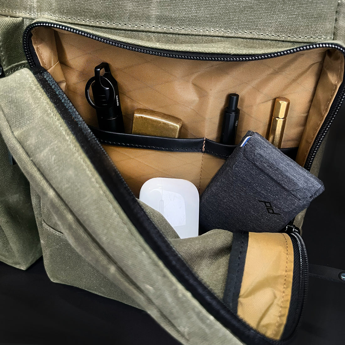 Epic 48 Hour Briefcase | Black Wax Canvas – DEFY