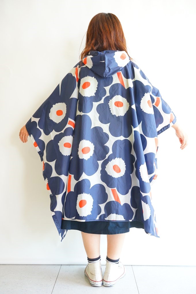 マリメッコ【marimekko】Pieni Unikko レインポンチョ（レディース
