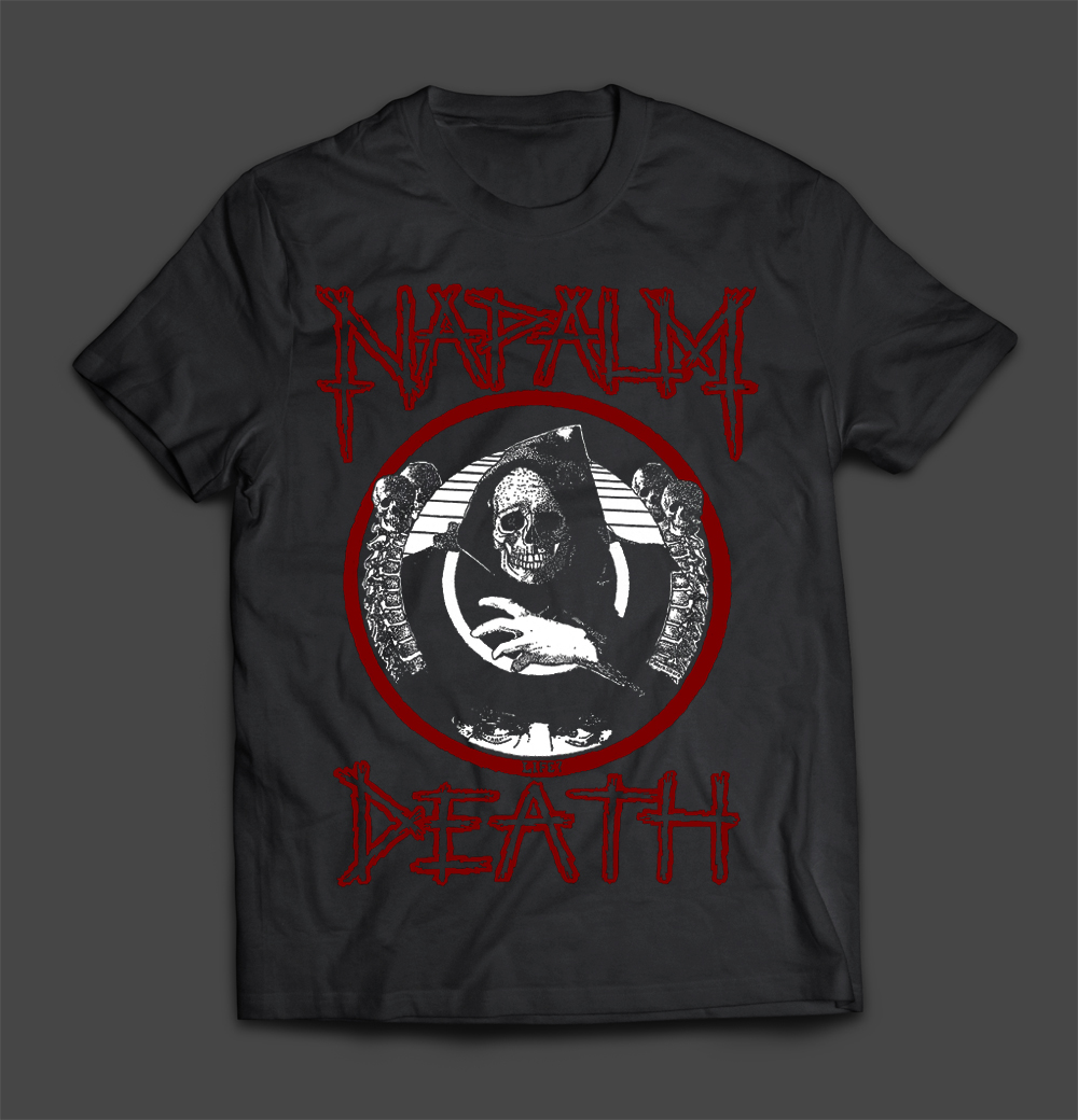 NAPALM DEATH – Life? (red) – MERCH – T-SHIRT – LONGSLEEVE – HOODIE