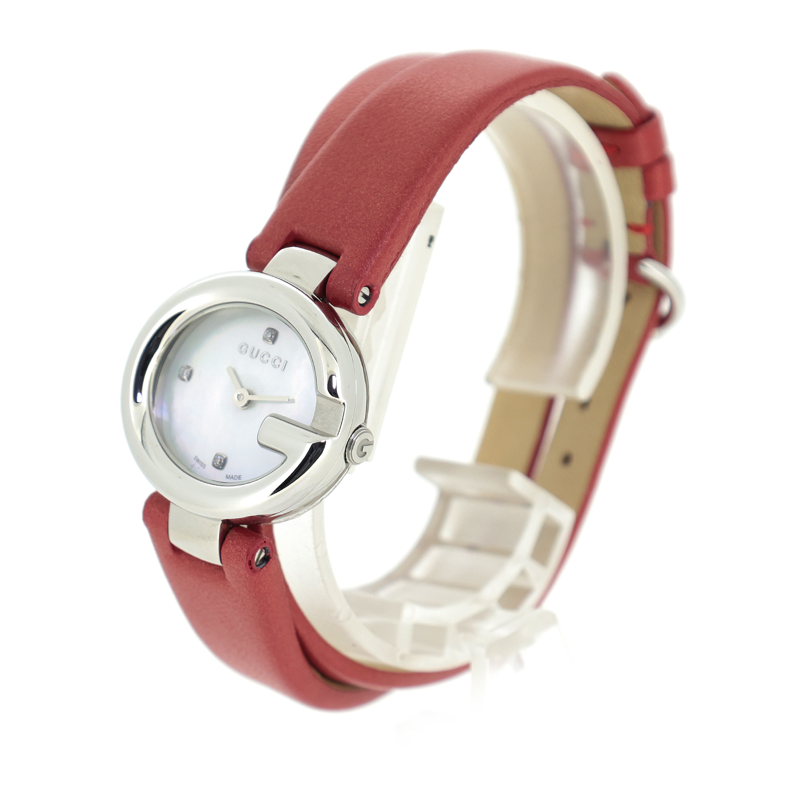 GUCCI グッチ グッチシマ 3PD シェル文字盤 134.5 2重ベルト