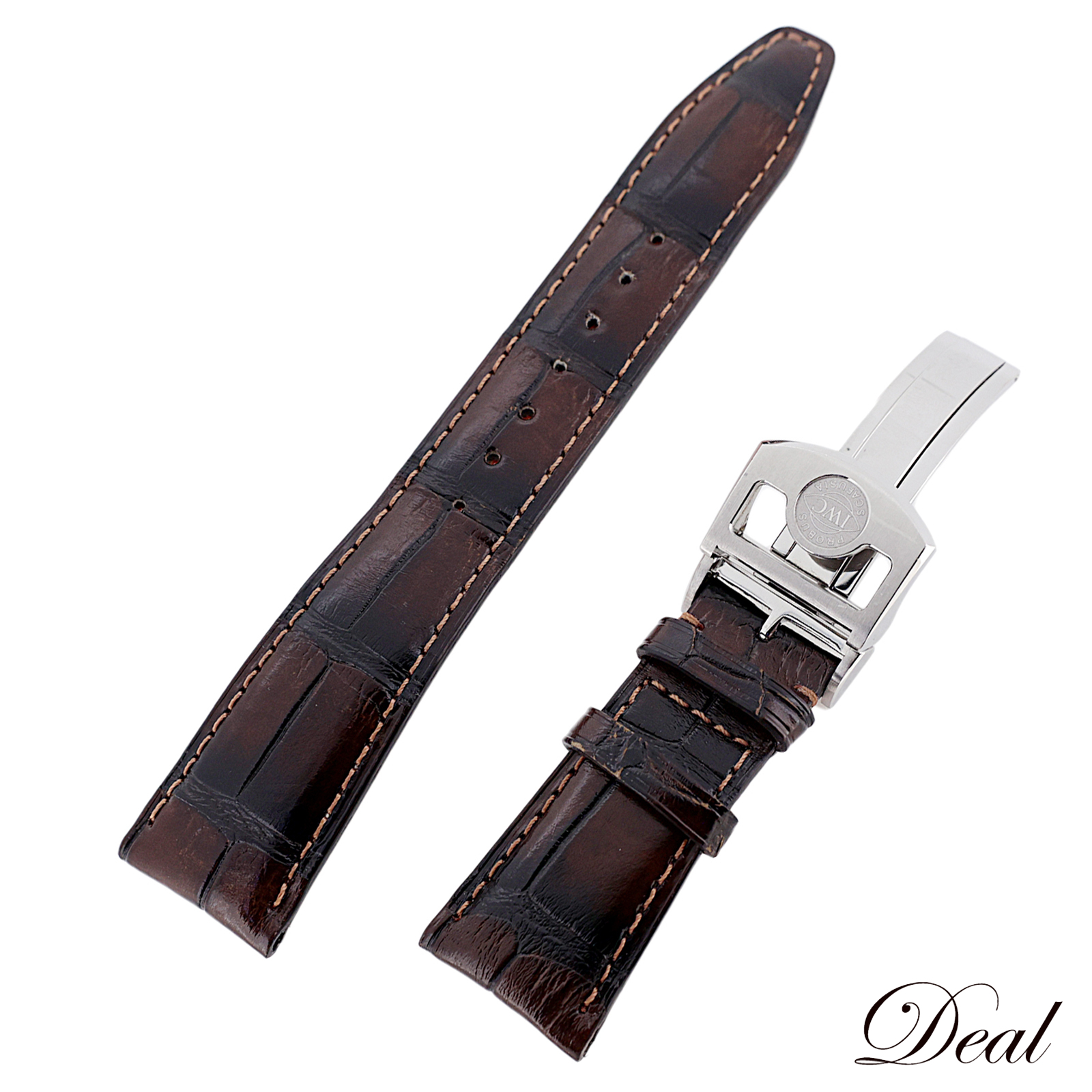 IWC 純正 レザーベルト Dバックル付 メンズ 時計ベルト｜中古ブランド