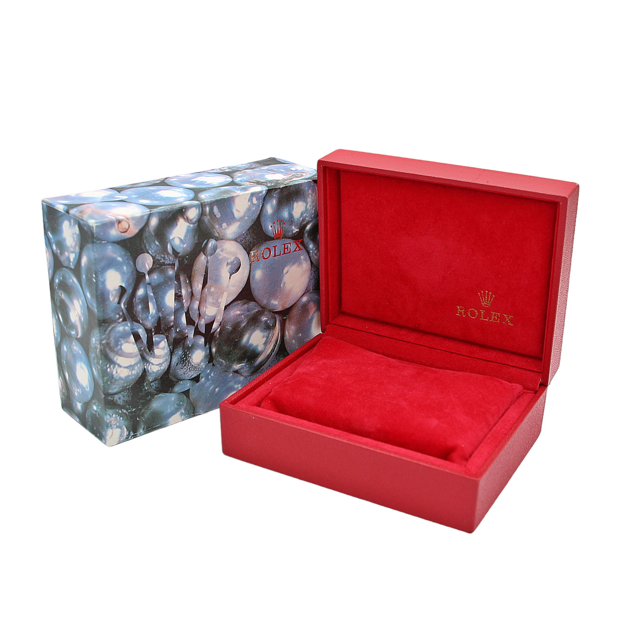 Rolex Watch Box | Vintage Box Lady Red 14.00.01(3) totally red