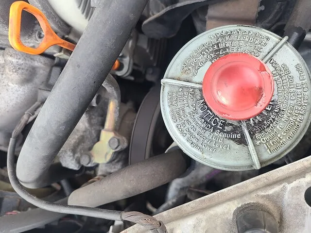 ホンダ シビック パワーステアリング修理 パワステポンプ交換│豊橋市