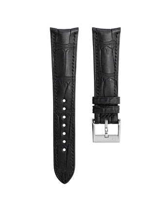 Matte Black Alligator Signature (Curved) Strap – Delugs