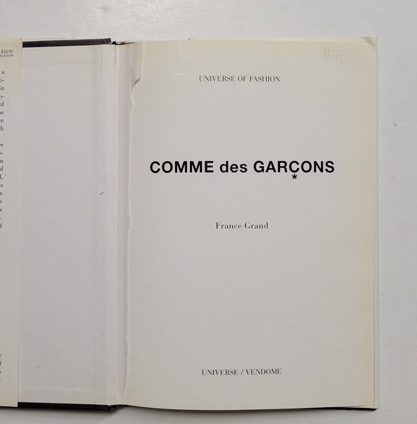 Comme Des Garcons by France Grand | FASHION BOOKS TORONTO | D&E
