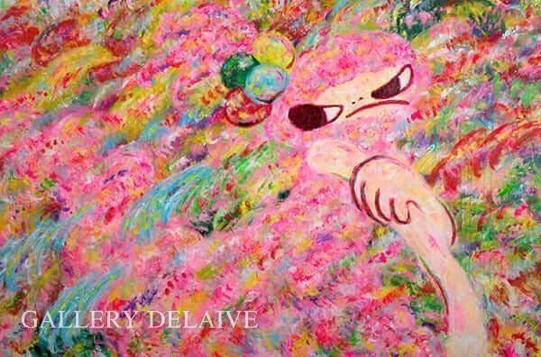 ロッカクアヤコ展｜手にのせて描く瑞々しい色彩のアート｜アート数奇