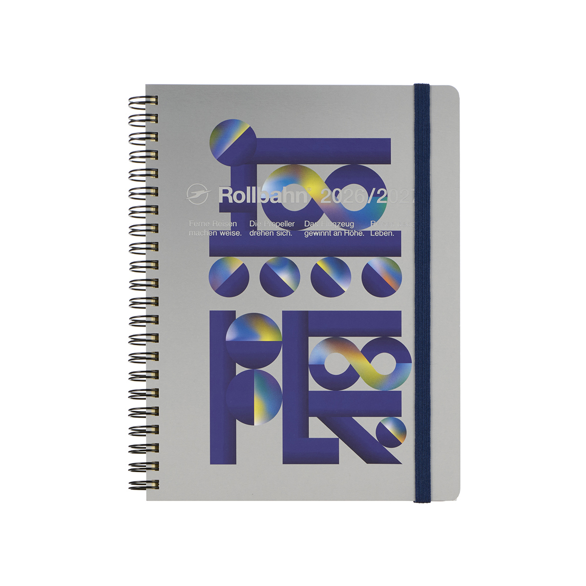 手帳 2026-2027／ロルバーン ダイアリー Moji A5 グレー | 手帳専門店