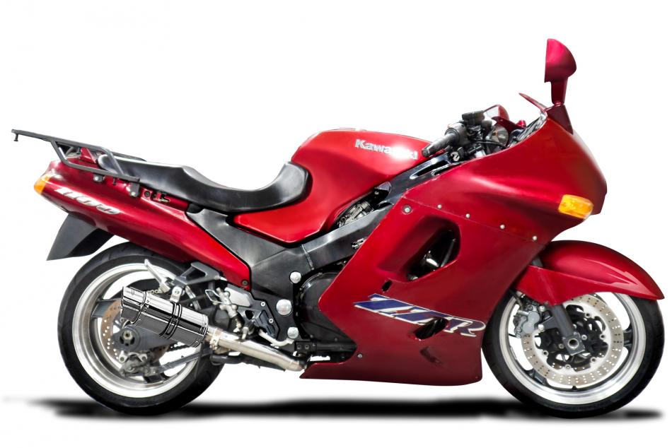 Kawasaki ZX-11 Ninja 1990-2001 Complete Exhaust 4-1 8″ Round